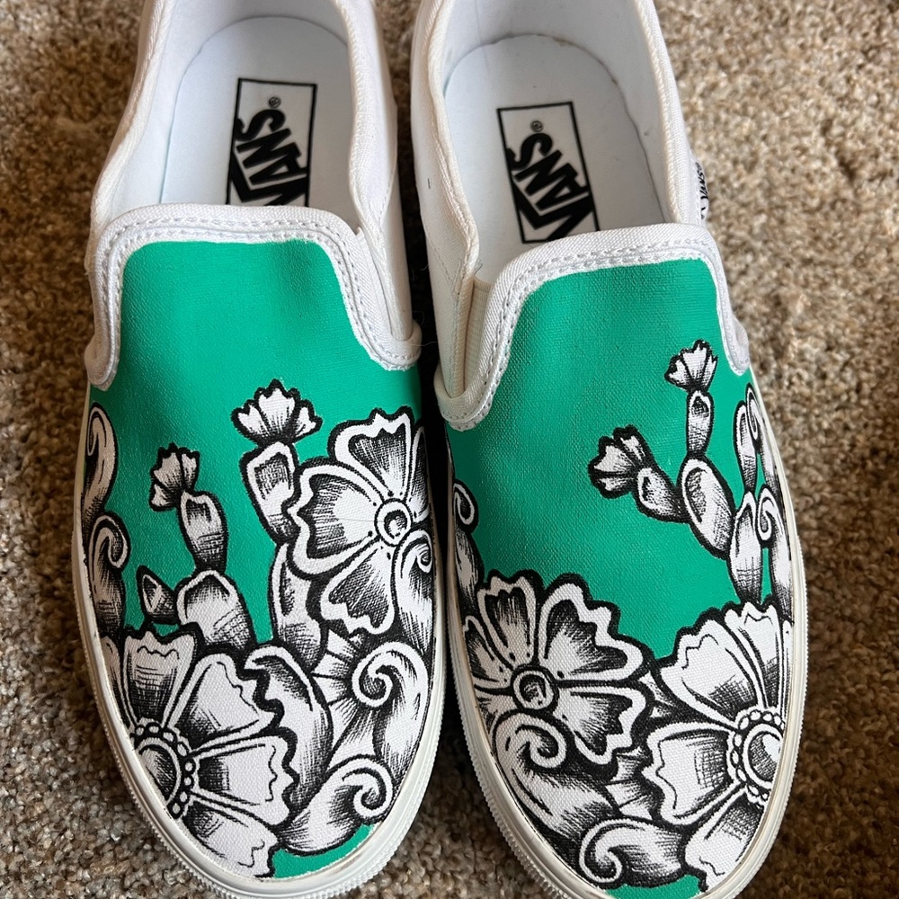 Hand painted Vans